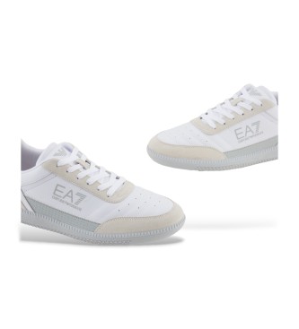 EA7 Heritage Leather Sneakers white
