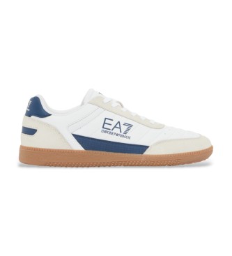 EA7 Erfgoed Leren Sneakers Wit