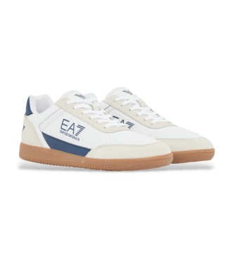 EA7 Erfgoed Leren Sneakers Wit