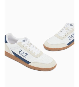 EA7 Erfgoed Leren Sneakers Wit