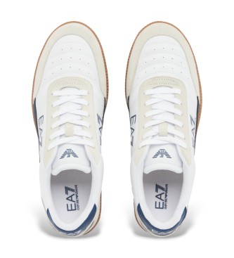 EA7 Erfgoed Leren Sneakers Wit