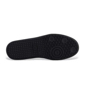EA7 Skórzane sneakersy Heritage Eagle w kolorze czarnym