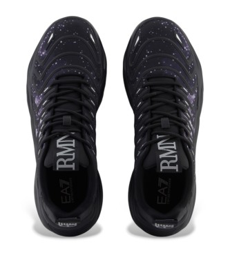 EA7 Buty sportowe Infinity Galaxy czarne