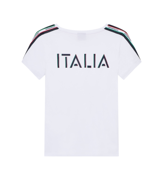 EA7 Maglietta Italian Spirit bianco