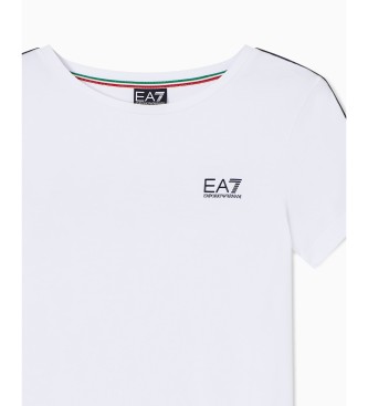 EA7 Maglietta Italian Spirit bianco