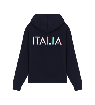 EA7 Felpa con cappuccio Italian Spirit blu