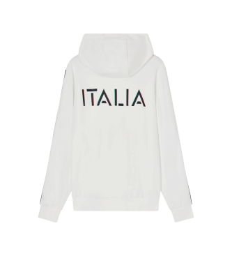 EA7 Felpa con cappuccio Italian Spirit bianco