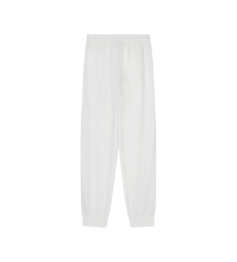 EA7 Pantalón largo Italian Spirit blanco