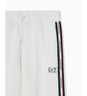 EA7 Pantalón largo Italian Spirit blanco