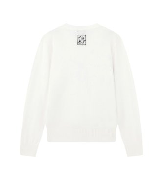 EA7 Jersey Neva blanco