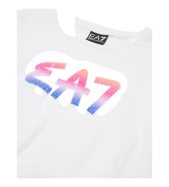 EA7 Kurzarm-T-Shirt wei