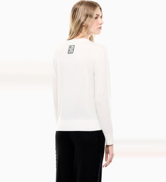 EA7 Jersey Neva blanco