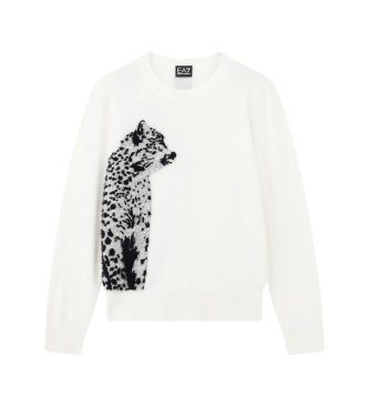 EA7 Jersey Neva blanco