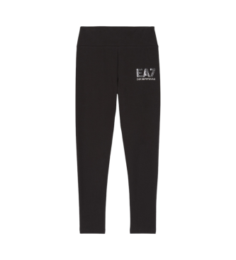 EA7 Legging logo sort