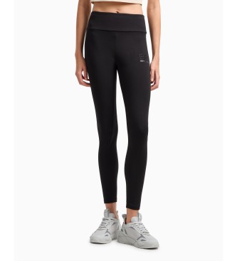 EA7 Legging Logo Serie zwart