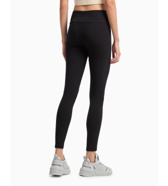EA7 Legging Logo Serie zwart