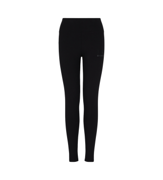 EA7 Legging Logo Serie zwart
