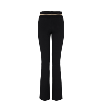 EA7 Bas de survtement Core Lady en coton stretch noir