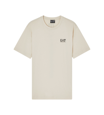 EA7 Logo Series T-shirt beige