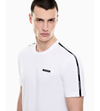 EA7 Logo Series Einzel-T-Shirt wei�