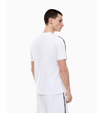 EA7 Logo Series Einzel-T-Shirt wei�