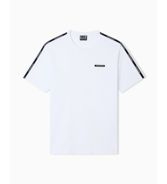 EA7 Logo Series Einzel-T-Shirt wei�