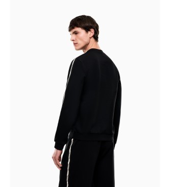 EA7 Sudadera Logo negro