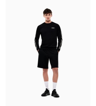 EA7 Sudadera Logo negro