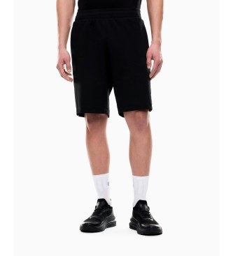 EA7 Pantaloncini della serie Logo neri