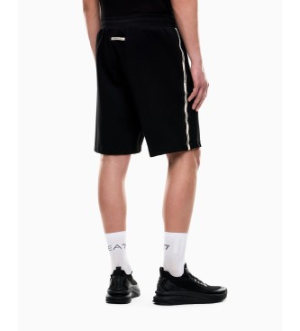 EA7 Pantaloncini della serie Logo neri