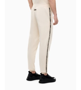 EA7 Pantaloni interlock beige