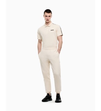 EA7 Pantaloni interlock beige