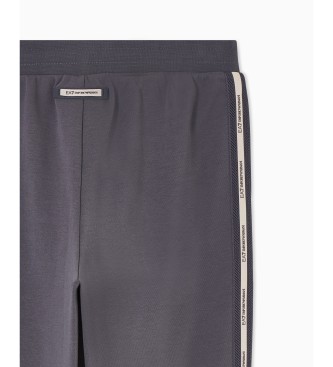 EA7 Pantalon Logo Series gris