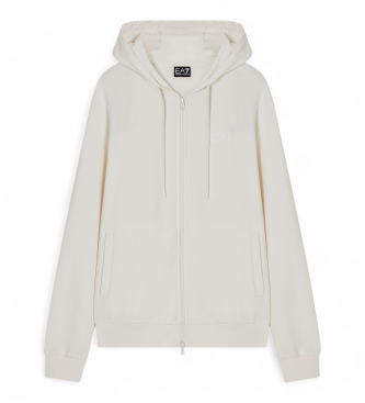 EA7 Mikina z logotipom Serija bela