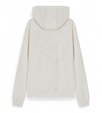 EA7 Mikina z logotipom Serija bela