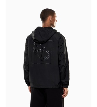 EA7 Logo Serie Jas M Zwart