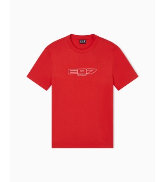 EA7 Camiseta LOGO SERIES rojo