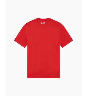 EA7 Camiseta LOGO SERIES rojo