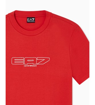 EA7 Camiseta LOGO SERIES rojo