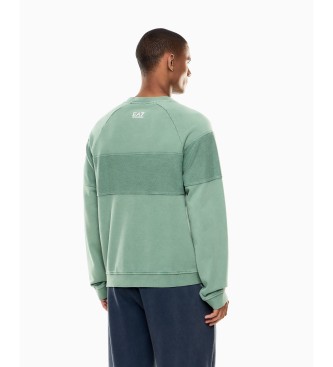 EA7 Mikina z logotipom Serija zelena