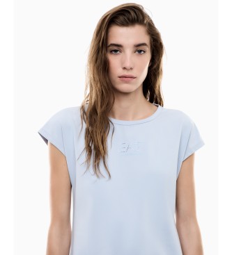 EA7 Logo dress blue