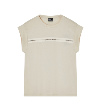 EA7 Maglietta Logo beige