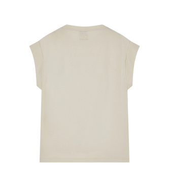 EA7 Maglietta Logo beige