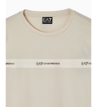 EA7 Maglietta Logo beige
