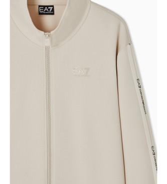 EA7 Jacke Logo Series beige