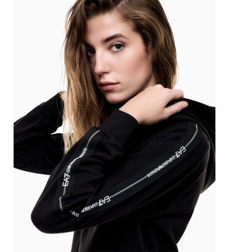 EA7 Hoodie Logo Series svart