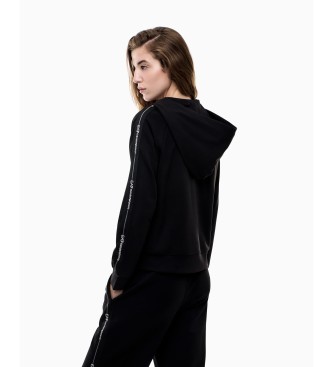 EA7 Hoodie Logo Series svart