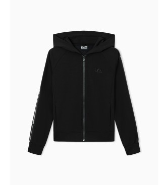 EA7 Hoodie Logo Series svart