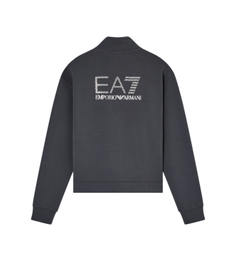 EA7 Pulover z logotipom siv