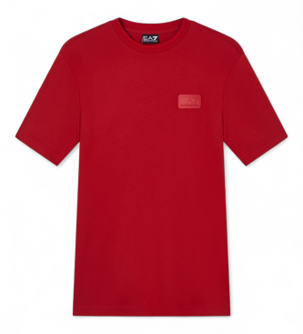 EA7 Lux Identity T-shirt rouge